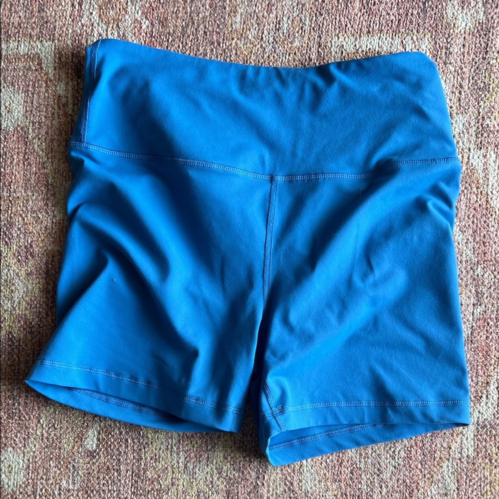 90 Degree By Reflex Vibrant Blue Bike Shorts